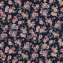 COATED COTTON FLOWERS NAVY (thumbnail)
