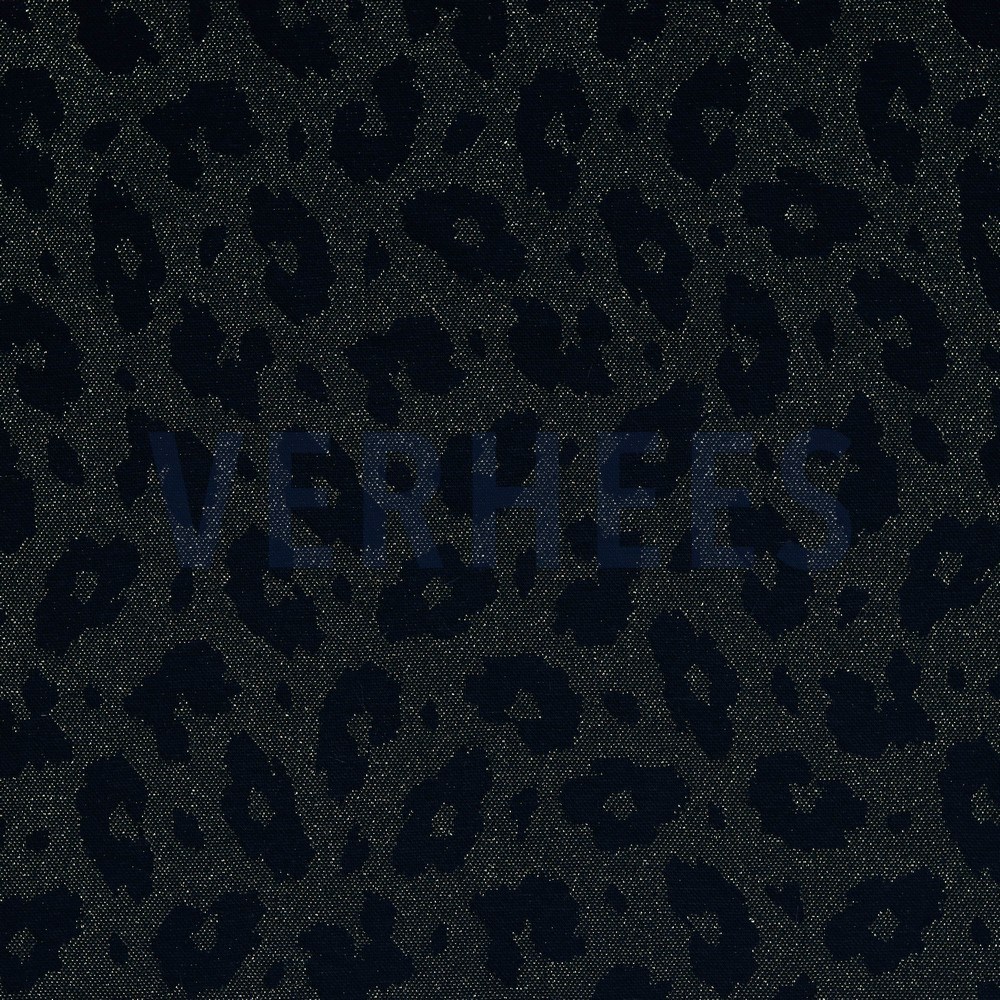 KNITTED JACQUARD LUREX NAVY (hover)