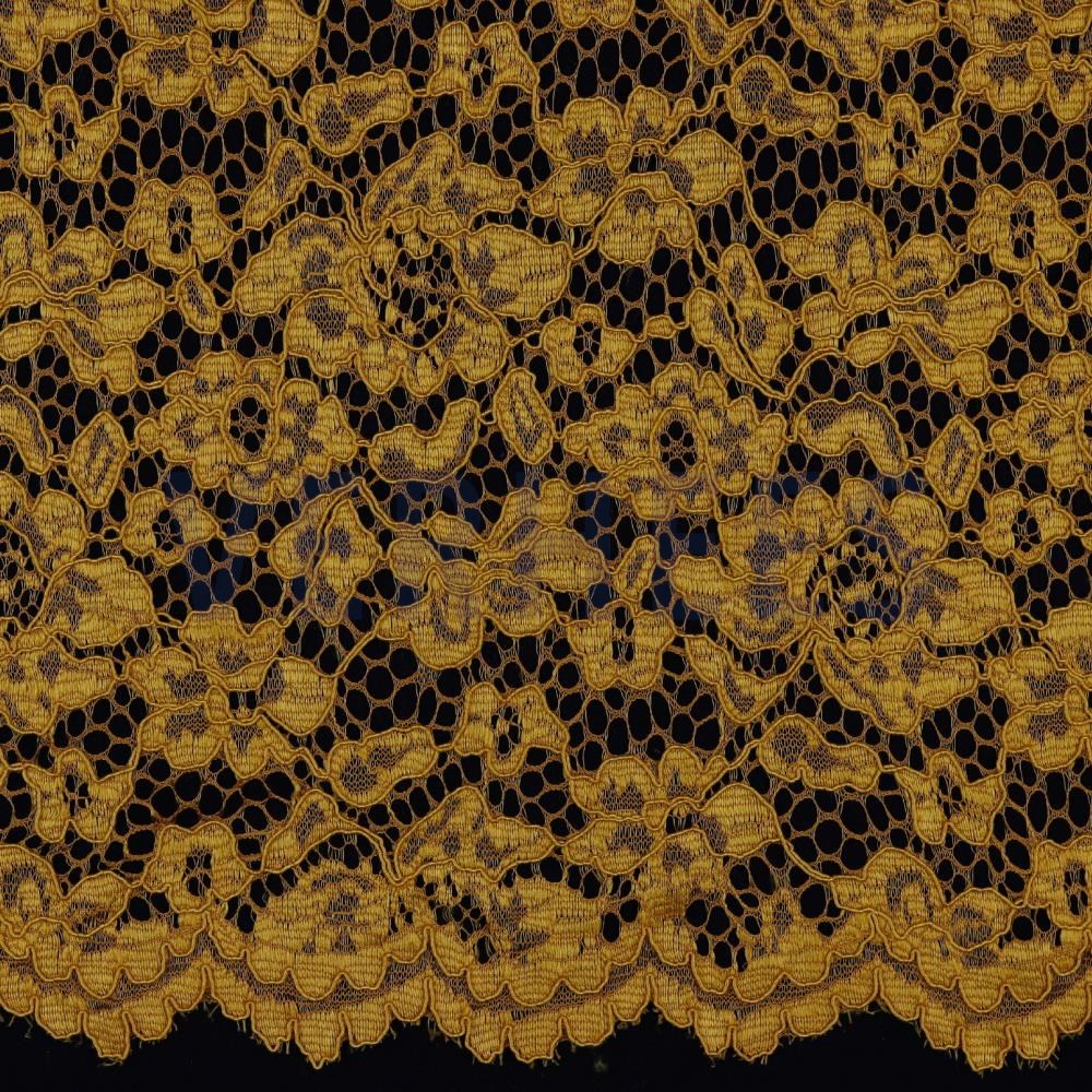 LACE BORDER 2 SIDES OCHRE (hover)