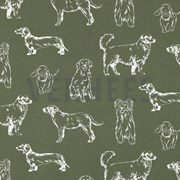 CANVAS DOGS GREEN (thumbnail)