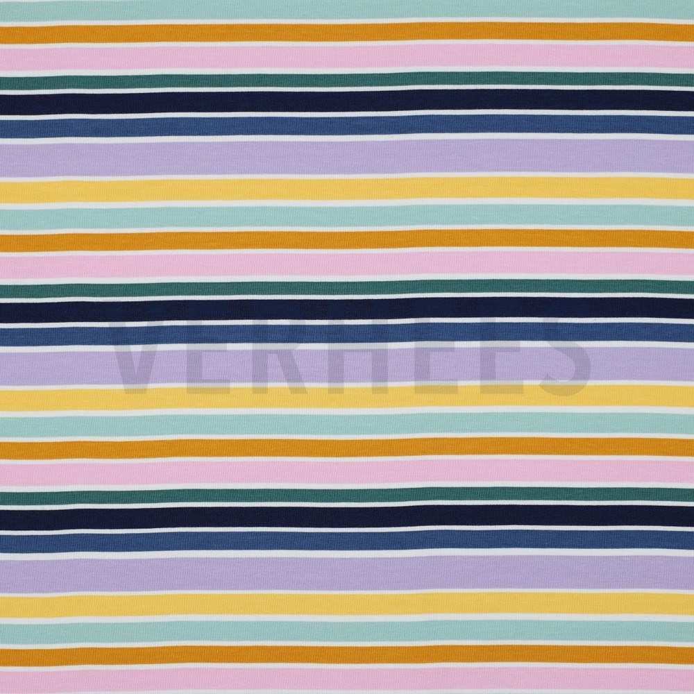 JERSEY PATCHES AND STRIPES MULTI COLOUR (hover)