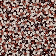 ROSELLA STRETCH FLOWERS BORDEAUX (thumbnail)