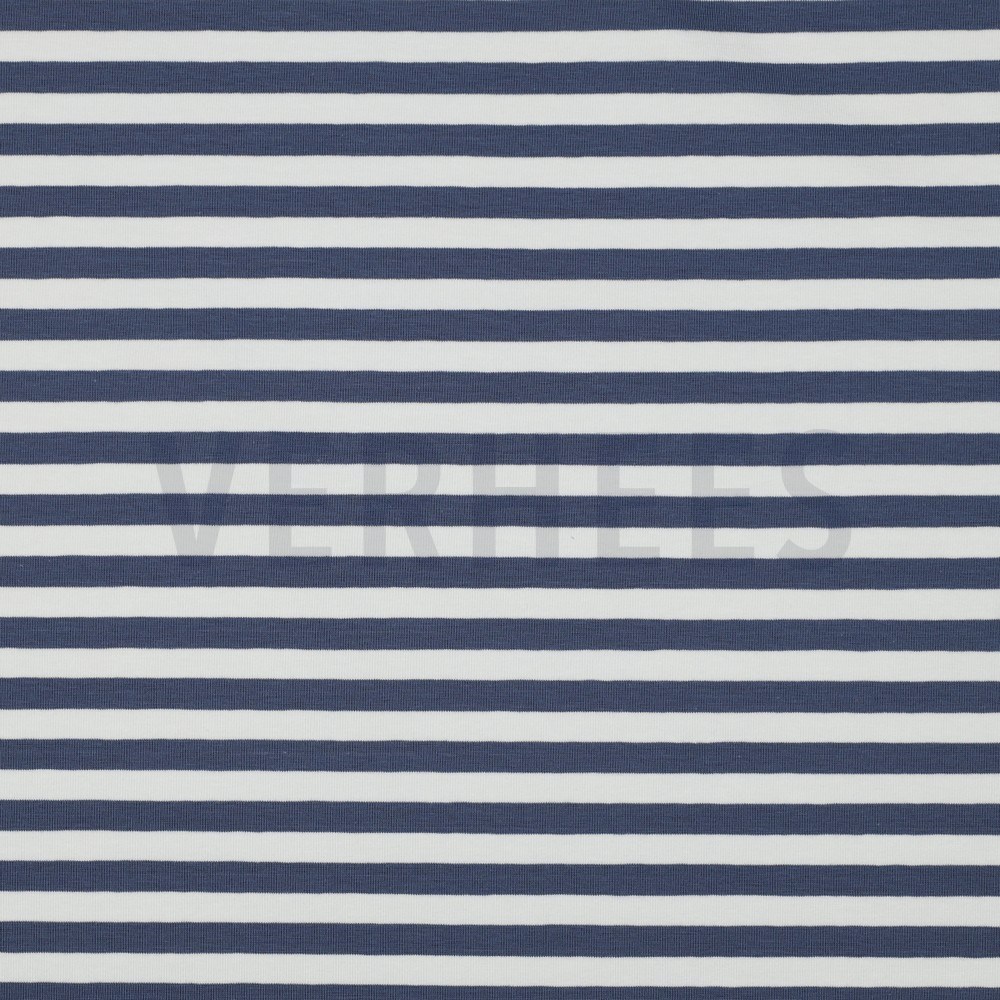 JERSEY YARN DYED STRIPES JEANS (hover)