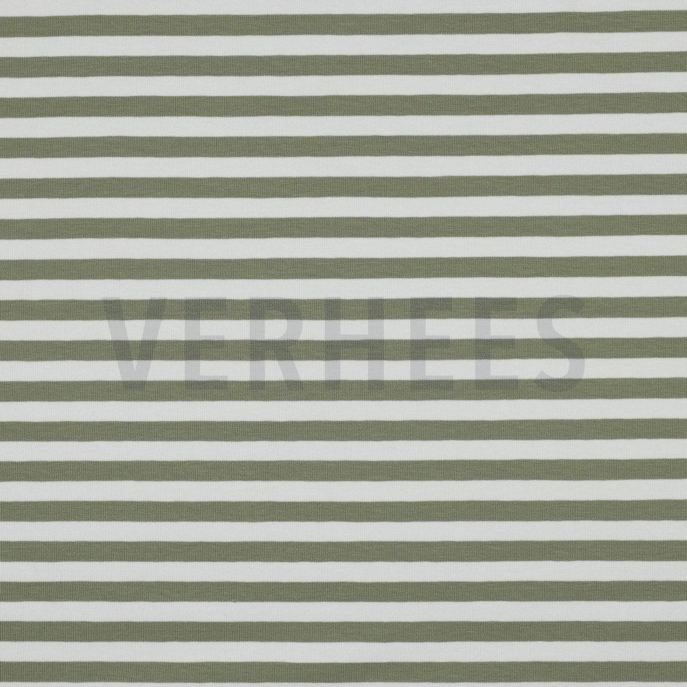 JERSEY YARN DYED STRIPES SOFT GREEN (hover)