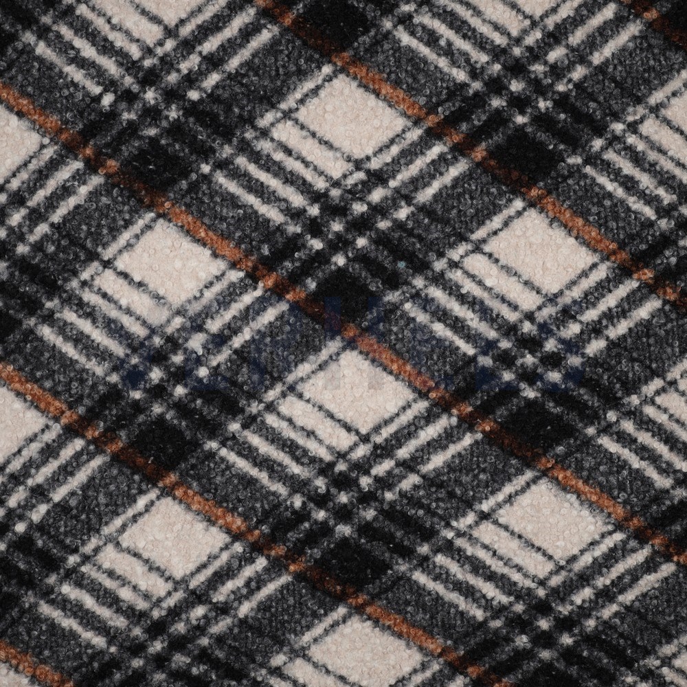 BOUCLE CHECK DIAGONAL SPICE (hover)