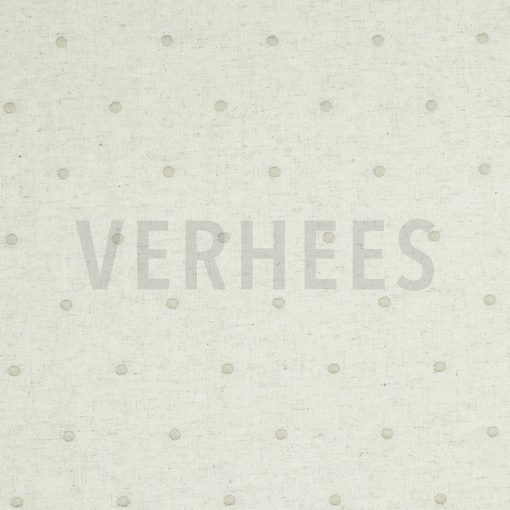 LINEN VISCOSE EMBROIDERY NATURAL (hover)