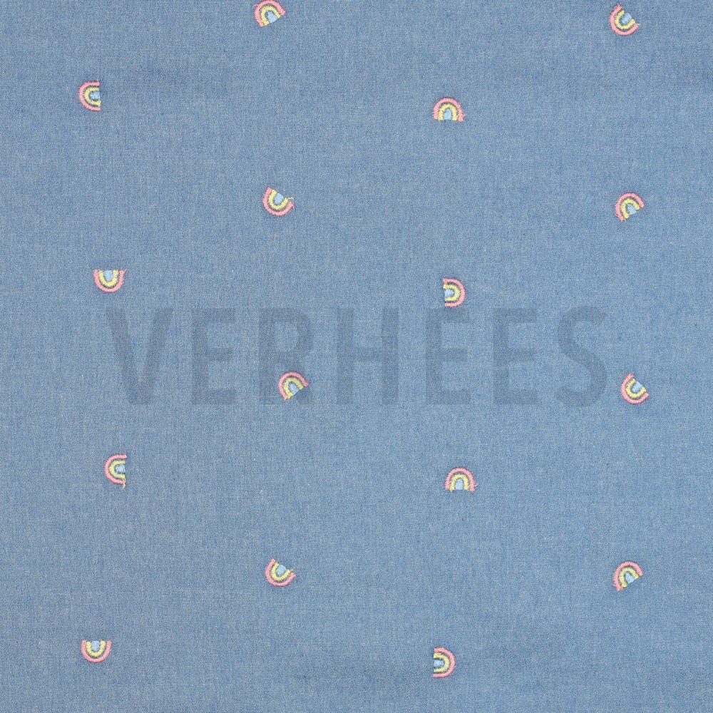 JEANS EMBROIDERY BLEACHED