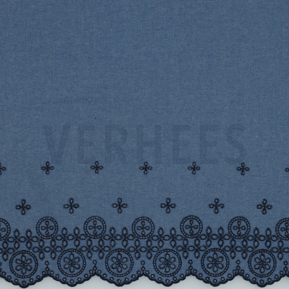 JEANS BORDER EMBROIDERY JEANS