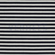 FRENCH TERRY YARN DYED STRIPES NAVY / OFF WHITE (thumbnail)