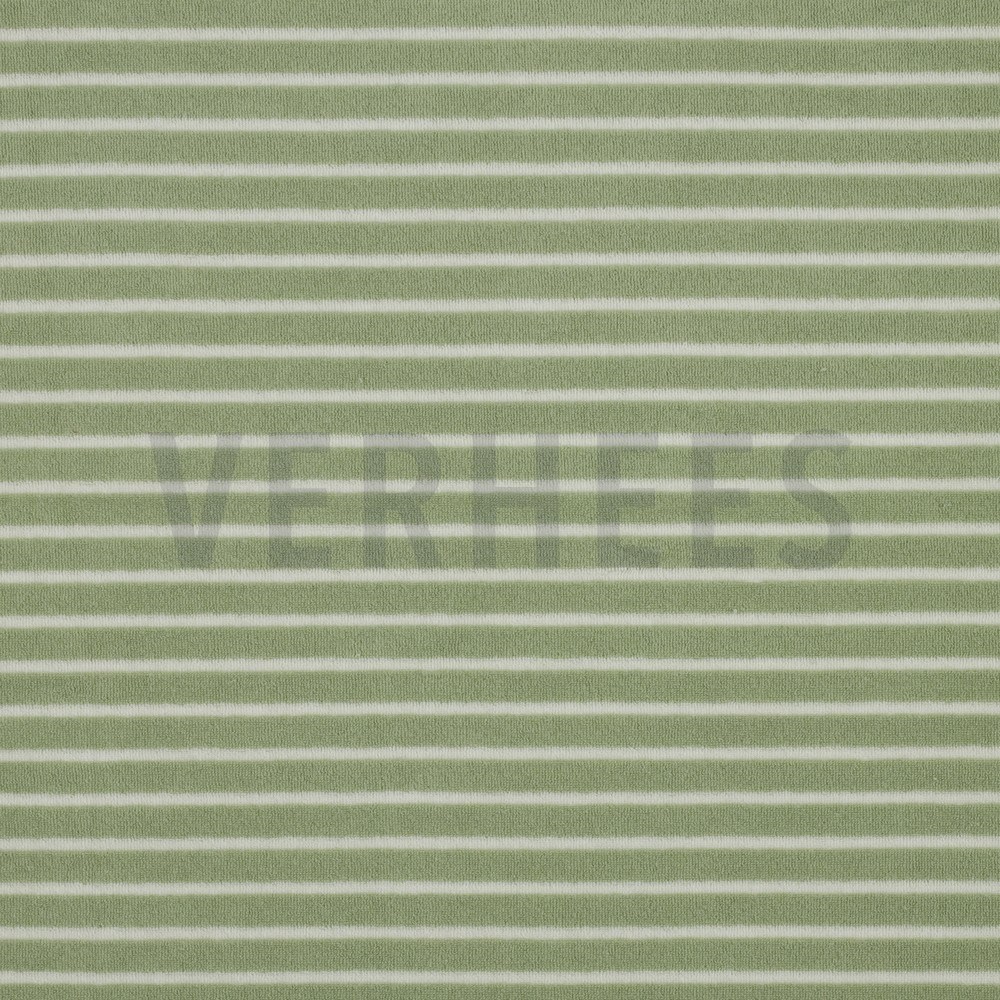 TOWELING YARN DYED STRIPES MINT / OFF WHITE (hover)