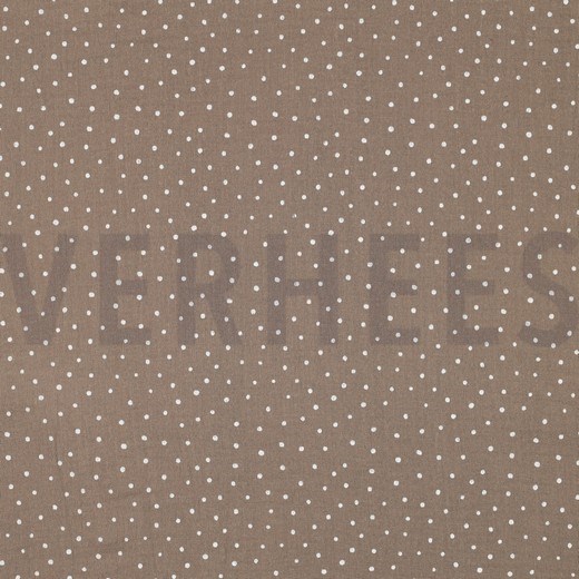 DOUBLE GAUZE LITTLE DOTS TAUPE (hover)