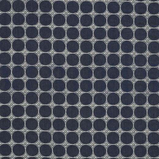 JEANS EMBROIDERY CIRCLES DARK BLUE (hover)