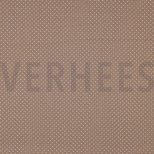 POPLIN PETIT DOTS TAUPE (hover)