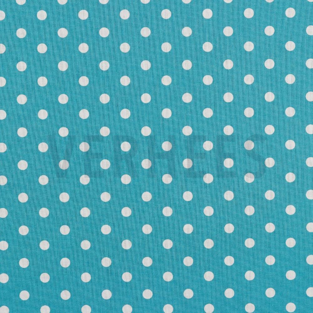 POPLIN DOTS TURQUOISE (hover)