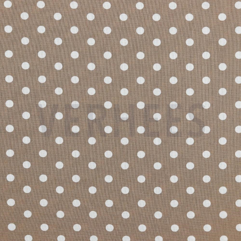 POPLIN DOTS TAUPE (hover)