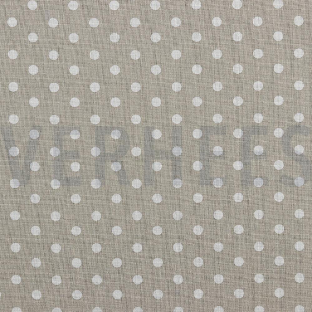 POPLIN DOTS SAND