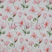 COTTON EMBROIDERY DIGITAL FLOWERS WHITE (thumbnail)