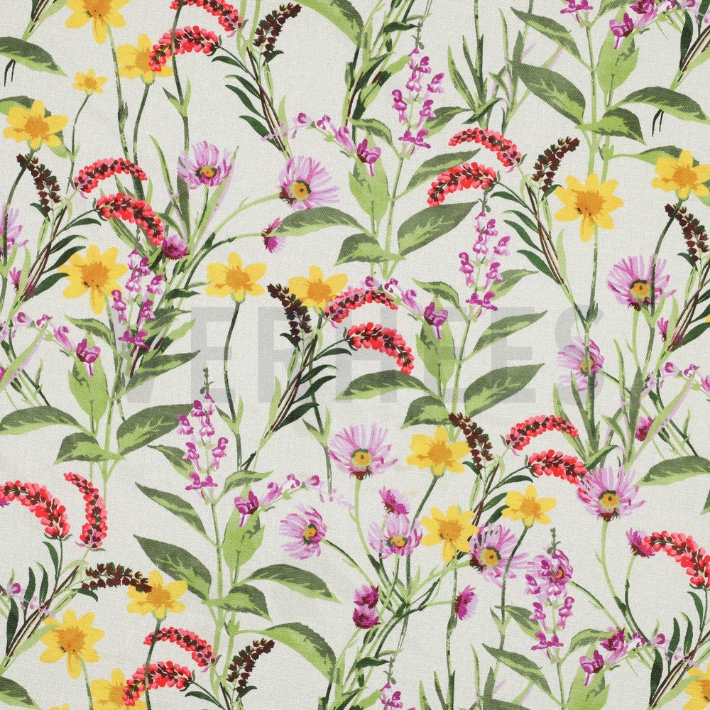 CANVAS DIGITAL WILDFLOWERS LINEN (hover)