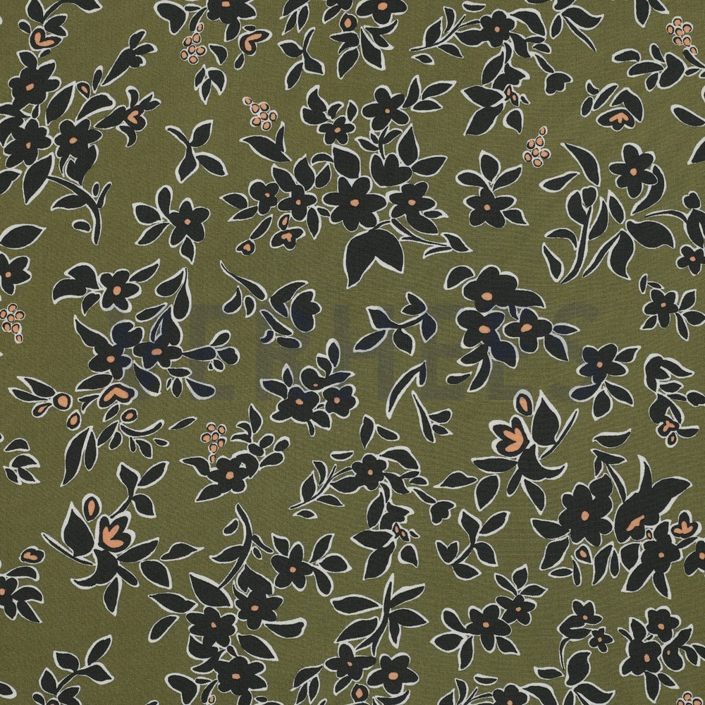 RADIANCE FLOWERS AND STRIPES ARMY GREEN (hover)