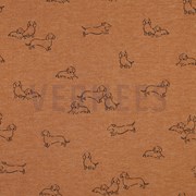 SWEAT MELANGE DOGS CAMEL MELANGE (thumbnail)
