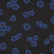 SOFTSHELL DIGITAL FLOWERS BLACK (thumbnail)