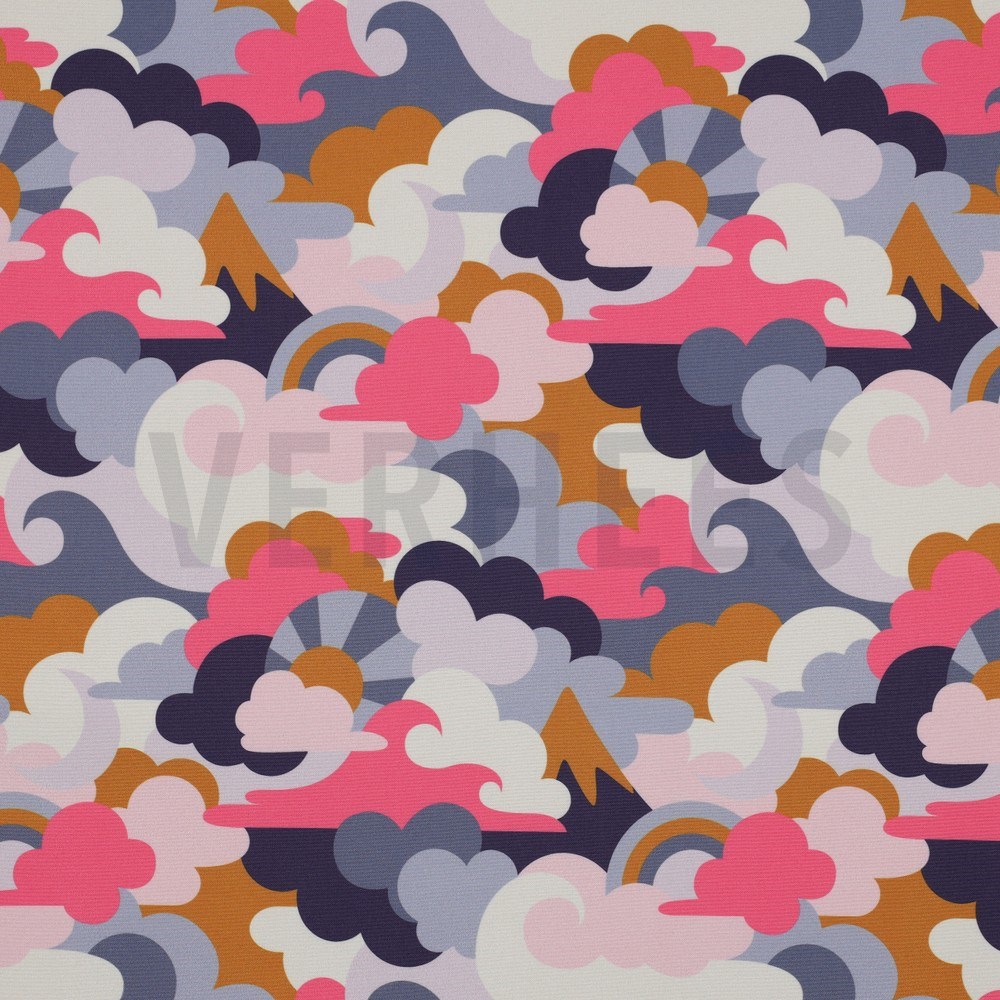 SOFTSHELL DIGITAL CLOUDS LIGHT LILAC (hover)