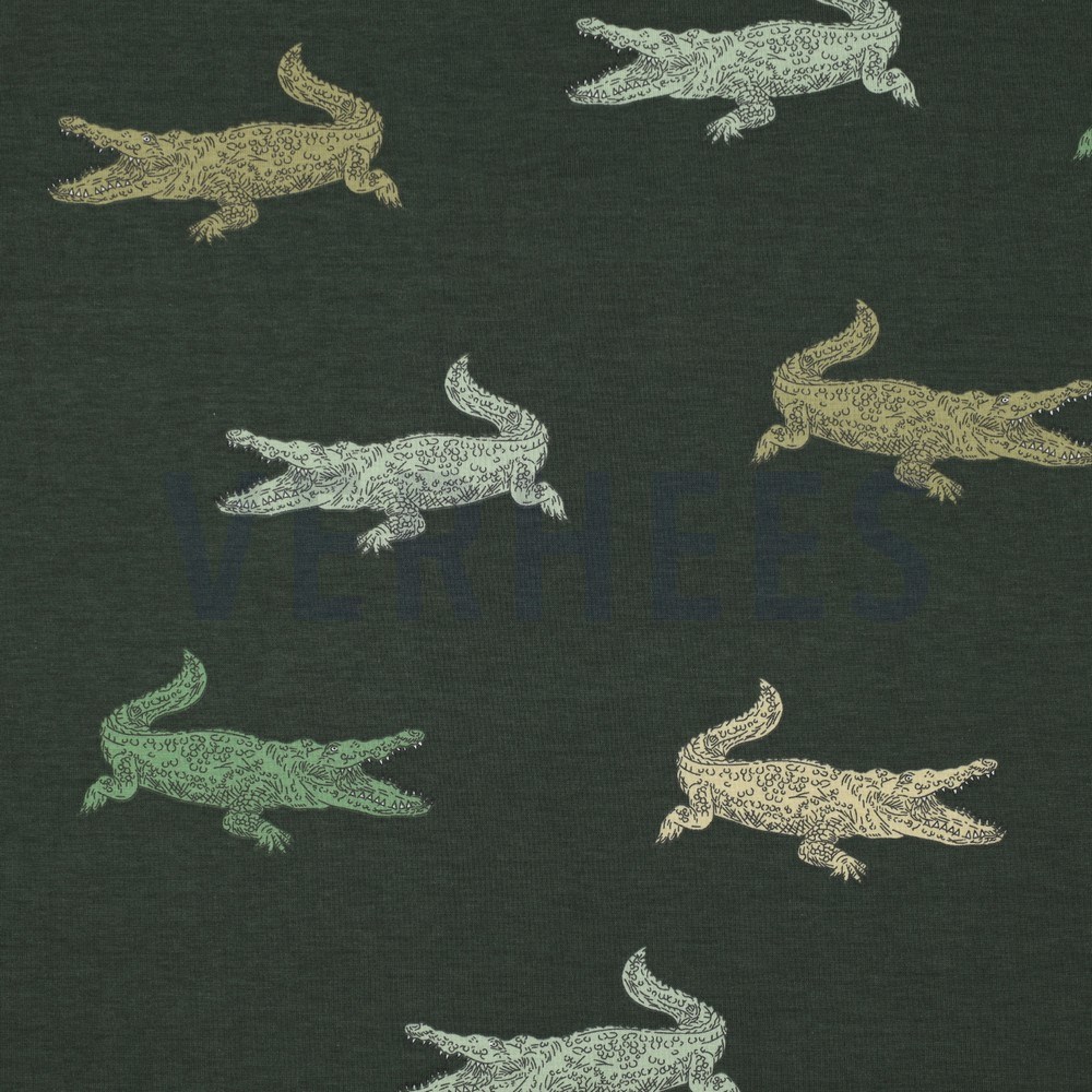 JERSEY CROCODILE ARMY GREEN (hover)