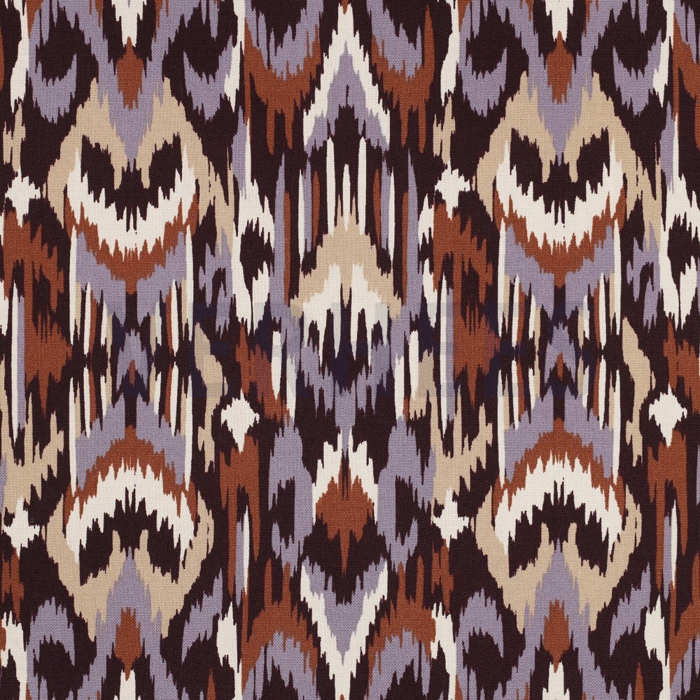 CANVAS ABSTRACT AUBERGINE