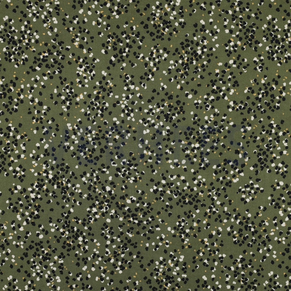 ROSELLA STRETCH DOTS MOSS GREEN (hover)