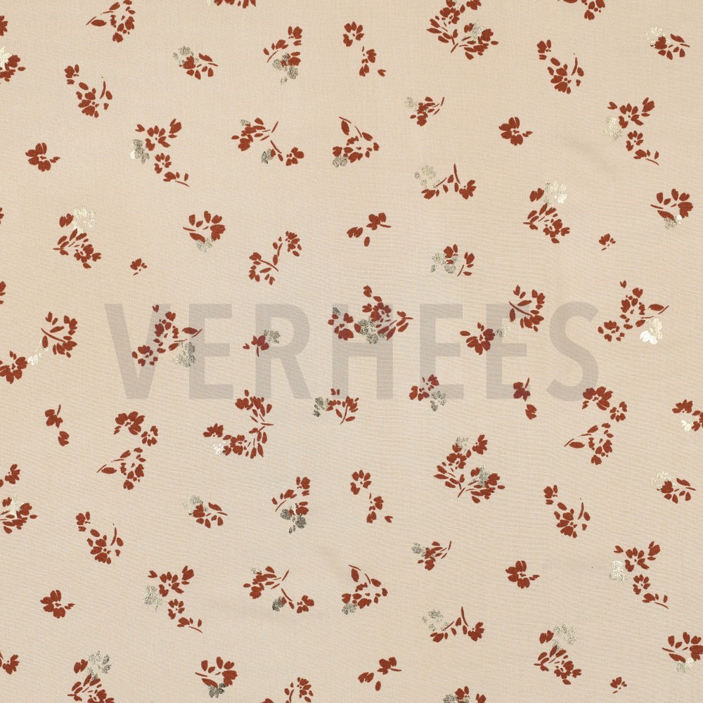 RADIANCE FOIL SMALL FLOWERS BEIGE (hover)