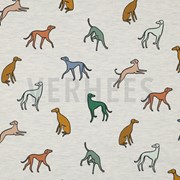 JERSEY MELANGE DOGS ECRU (thumbnail)