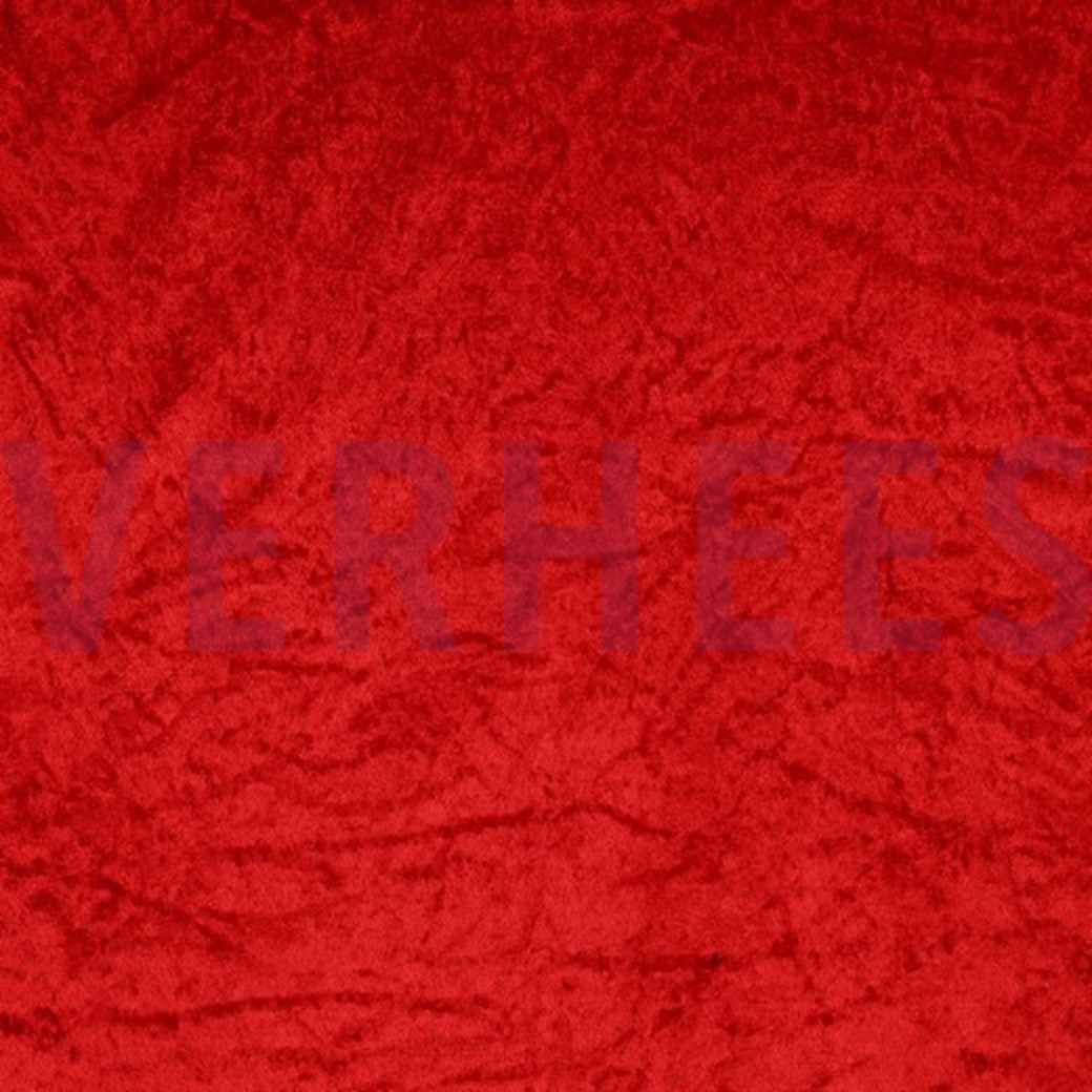 CRUSHED VELOURS RED