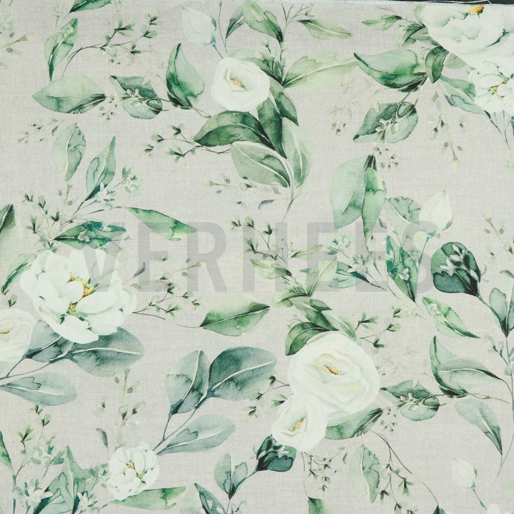 CANVAS DIGITAL FLOWERS GREEN (hover)