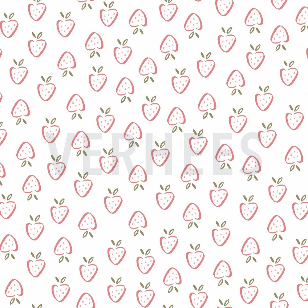 JERSEY STRAWBERRY WHITE (hover)