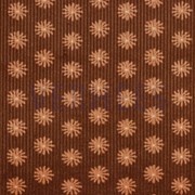 WASHED CORDUROY FLOWERS LIGHT BROWN (thumbnail)