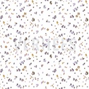 JERSEY DIGITAL FLOWERS AND LEAVES WHITE/LAVENDER (thumbnail)
