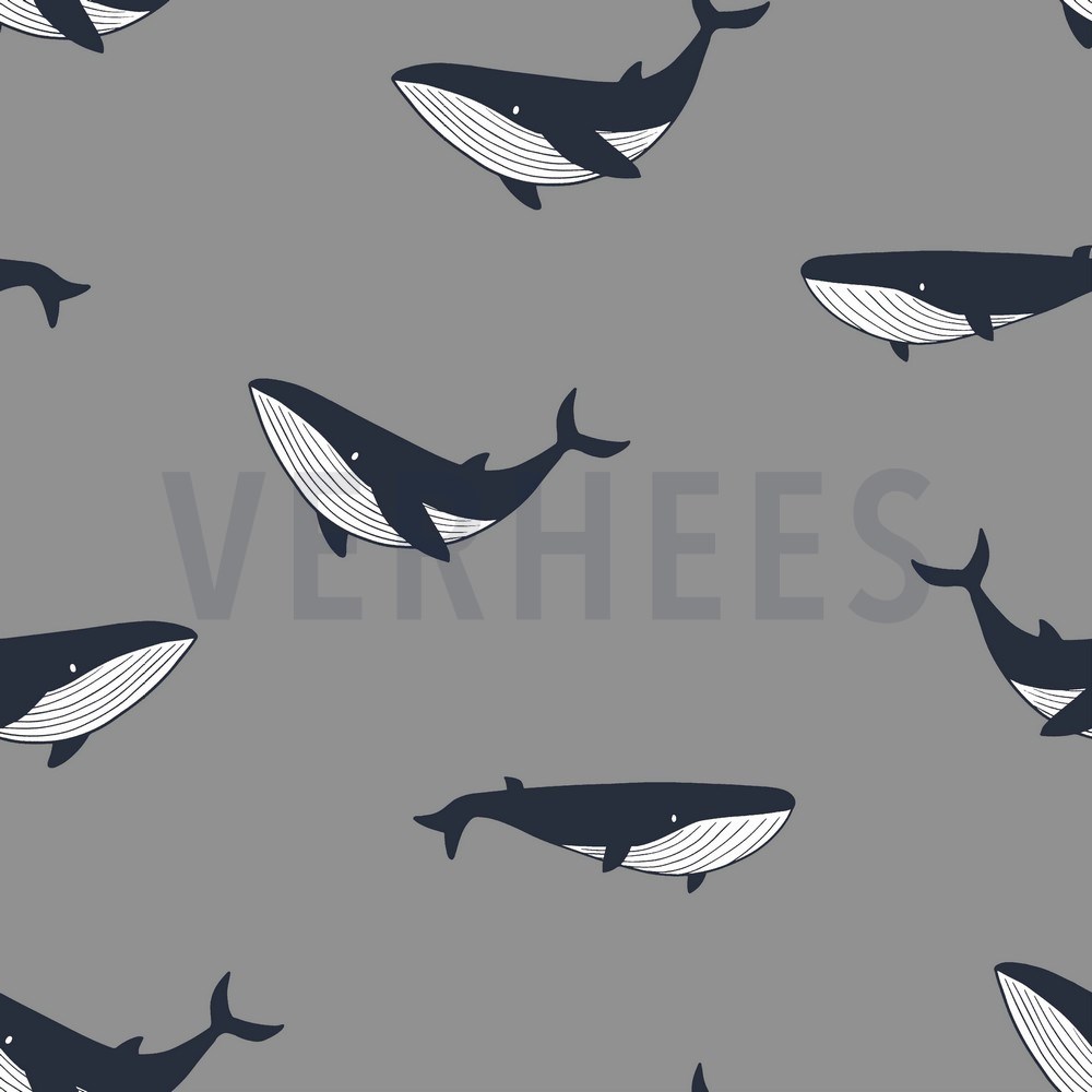 SOFT SWEAT WHALES GREY (hover)