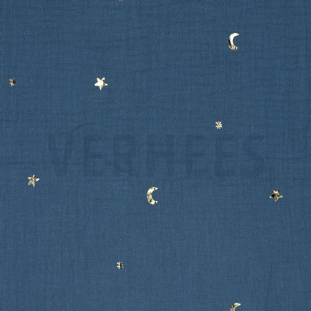 DOUBLE GAUZE FOIL MOON AND STARS JEANS (hover)