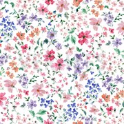FRENCH TERRY DIGITAL FLOWERS WHITE (thumbnail)