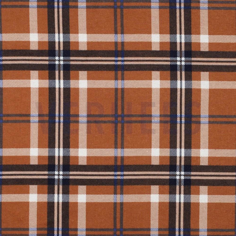 FLANNEL PLAID RUST (hover)