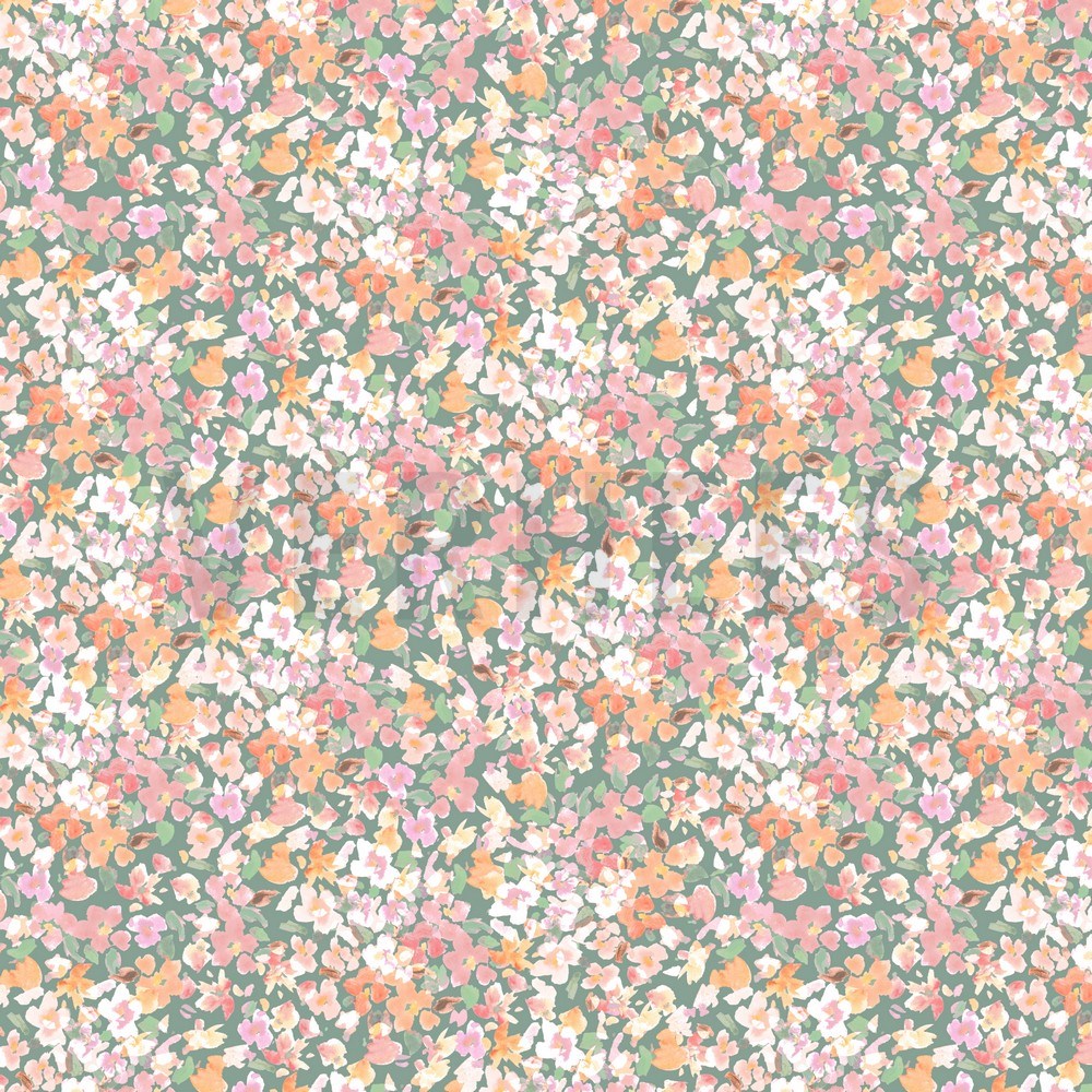 JERSEY DIGITAL SMALL FLOWERS SAGE (hover)