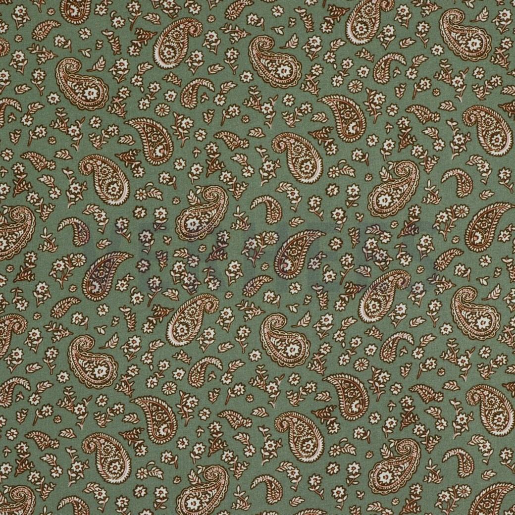 RADIANCE PAISLEY OLD GREEN