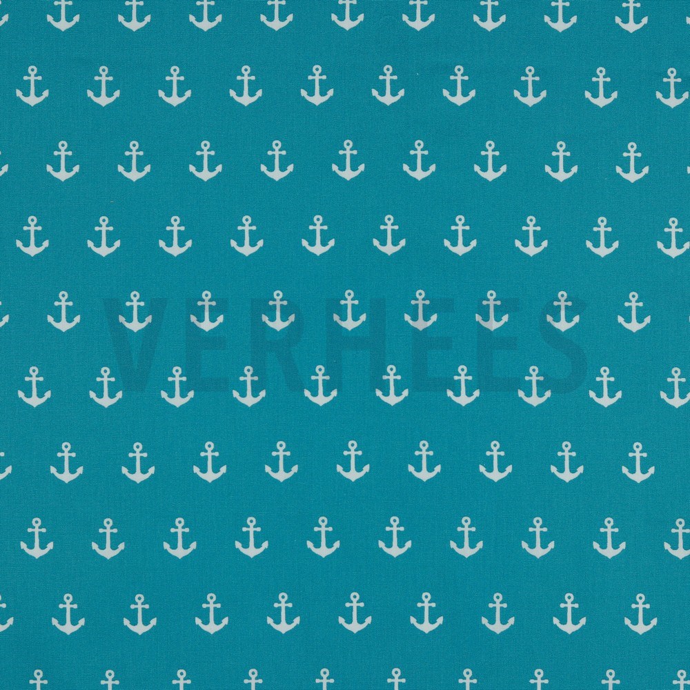 POPLIN ANCHOR TURQUOISE (hover)