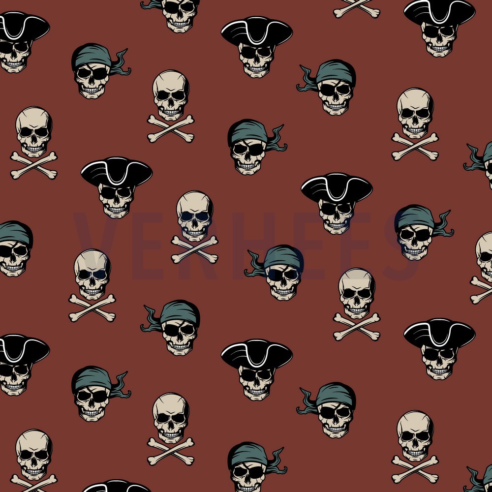 SOFT SWEAT PIRATE SKULL ROUGE (hover)