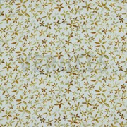DOUBLE GAUZE DIGITAL FLOWERS WHITE/COGNAC (thumbnail)