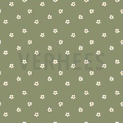 FRENCH TERRY FLOWERS LIGHT GREEN (thumbnail)