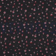 CHIFFON FLOWERS BLACK / PINK (thumbnail)