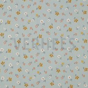 COATED COTTON FLOWERS TEAL (thumbnail)