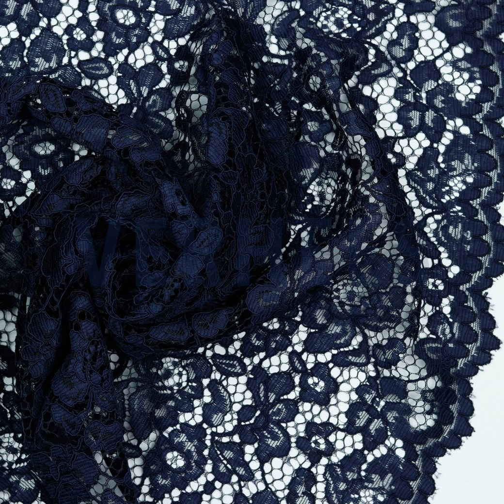 LACE BORDER 2 SIDES NAVY #2