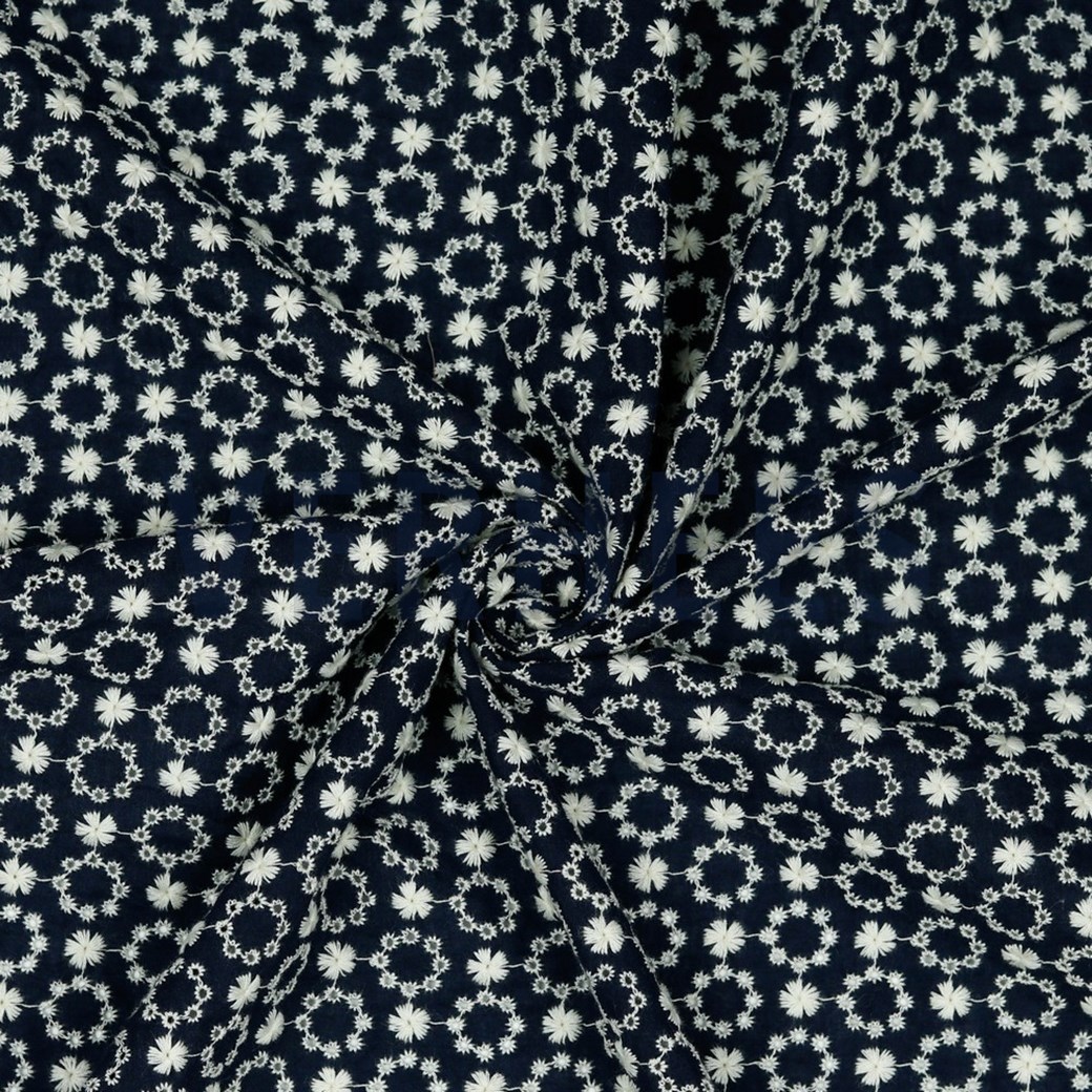 COTTON EMBROIDERY NAVY #2